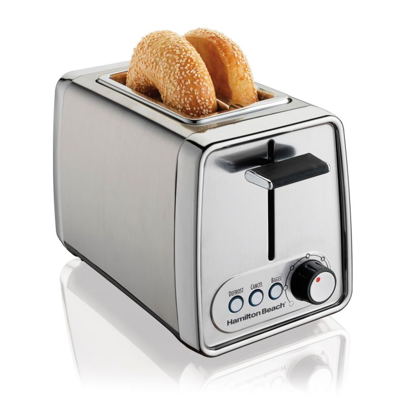 Hamilton Beach® Modern Chrome 2 Bagel Slice Toaster 2 Hamilton Beach® Modern Chrome 2 Bagel Slice Toaster 2