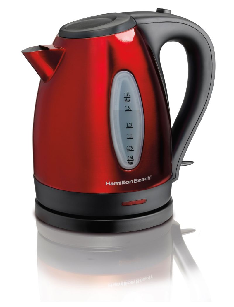 Hamilton Beach® Red 1.7 L Electric Kettle 2 Hamilton Beach® Red 1.7 L Electric Kettle 2