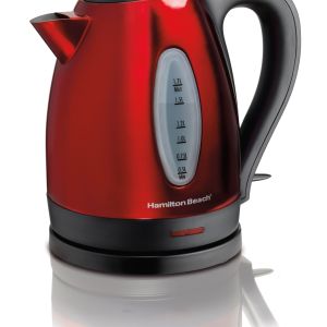 Hamilton Beach® Red 1.7 L Electric Kettle 2 Hamilton Beach® Red 1.7 L Electric Kettle 2