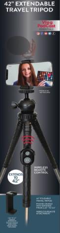 VivitarĀ® 42" Extendable Travel Tripod Kit 1 VivitarĀ® 42" Extendable Travel Tripod Kit 1