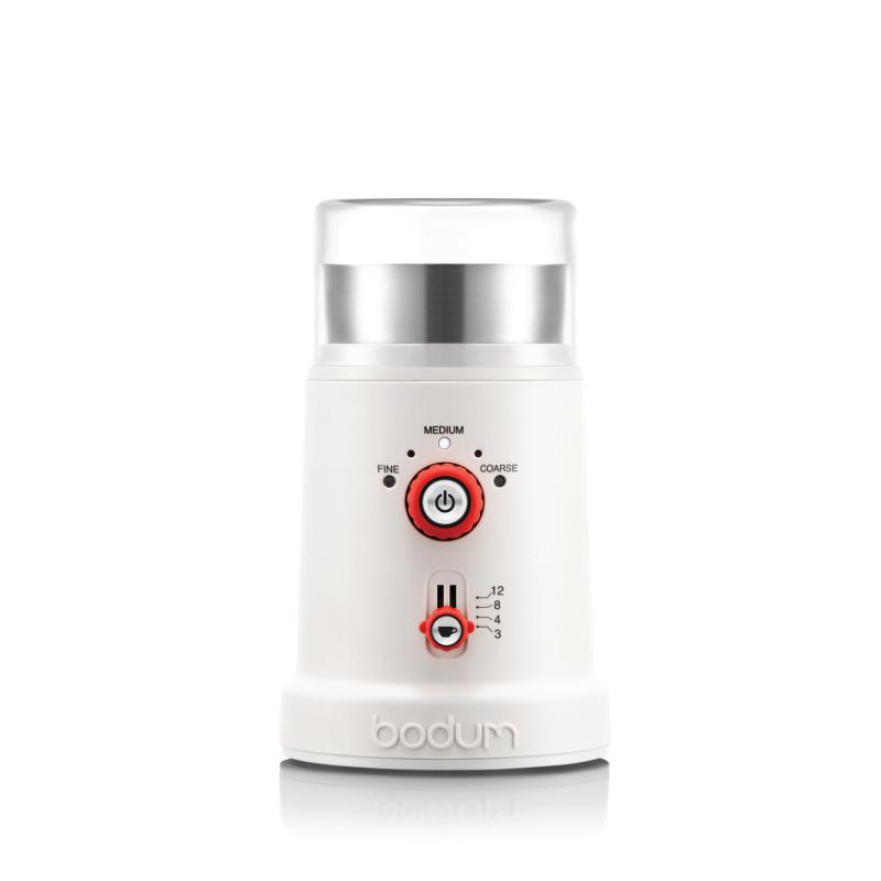 Bodum Bistro Electric Coffee Blade Grinder White 2 Bodum Bistro Electric Coffee Blade Grinder White 2