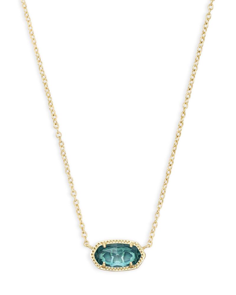 Kendra Scott Elisa London Blue Short Pendant Necklace 2 Kendra Scott Elisa London Blue Short Pendant Necklace 2