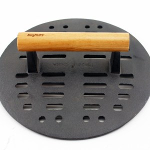 BergHoff Cast Iron Slotted Steak Press 2 BergHoff Cast Iron Slotted Steak Press 2