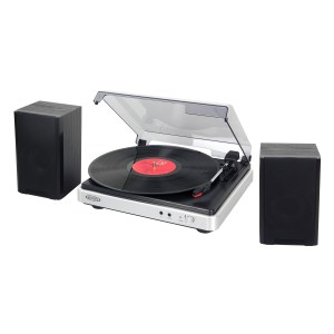 Jensen® 3-Speed Stereo Turntable w/ Stereo Speakers 1 Jensen® 3-Speed Stereo Turntable w/ Stereo Speakers 1
