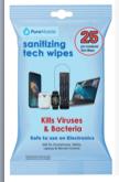 VivitarĀ® 25-Pack Sanitizing Tech Wipes 1 VivitarĀ® 25-Pack Sanitizing Tech Wipes 1