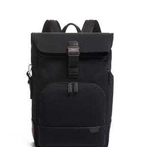 Tumi Harrison Osborn Roll Top Backpack- Black 2 Tumi Harrison Osborn Roll Top Backpack- Black 2