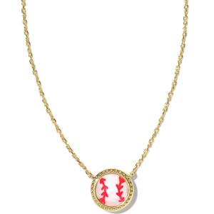 Kendra Scott Baseball Short Pendant Necklace - Gold 2 Kendra Scott Baseball Short Pendant Necklace - Gold 2