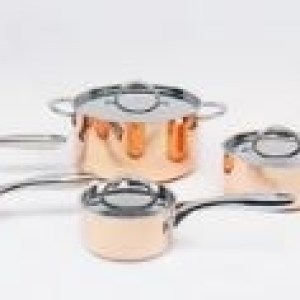 BergHoff® Vintage Collection 10 Piece Polished Copper Cookware Set 1 BergHoff® Vintage Collection 10 Piece Polished Copper Cookware Set 1