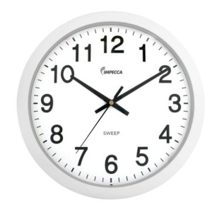 Impecca 14 Inch Sweep Movement Wall Clock 1 Impecca 14 Inch Sweep Movement Wall Clock 1