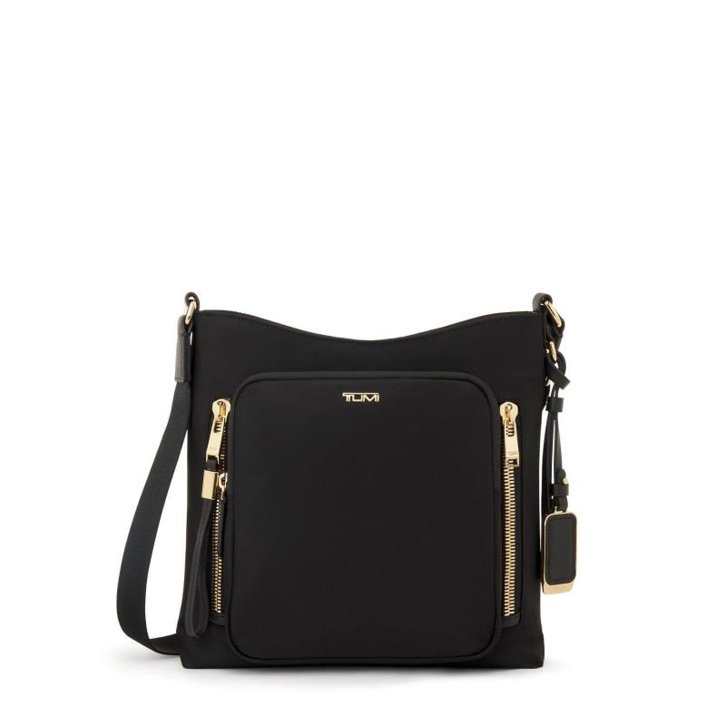 Tumi Voyageur Tyler Crossbody Bag - Black/Gold 2 Tumi Voyageur Tyler Crossbody Bag - Black/Gold 2