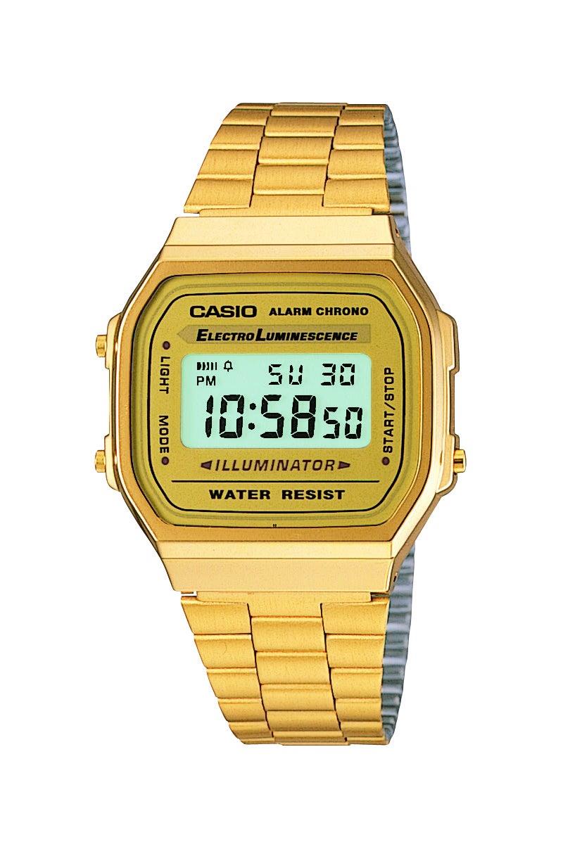 Casio Unisex Vintage Digital Gold-Tone Bracelet Watch 2 Casio Unisex Vintage Digital Gold-Tone Bracelet Watch 2