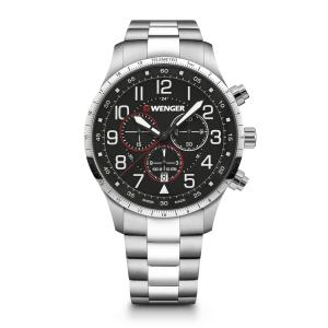 Victorinox Swiss Army Corporate Gifts Attitude Large Black Dial Chronograph Stainless Steel Watch 2 Victorinox Swiss Army Corporate Gifts Attitude Large Black Dial Chronograph Stainless Steel Watch 2