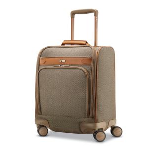 Hartmann Herringbone Deluxe Underseat Carry On Spinner Luggage 2 Hartmann Herringbone Deluxe Underseat Carry On Spinner Luggage 2