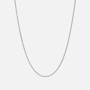 Miansai Rope Chain Necklace Men%27s - Polished Silver 2 Miansai Rope Chain Necklace Men%27s - Polished Silver 2