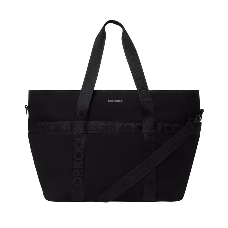 Corkcicle Estelle Tote Bag - Black Neoprene 2 Corkcicle Estelle Tote Bag - Black Neoprene 2