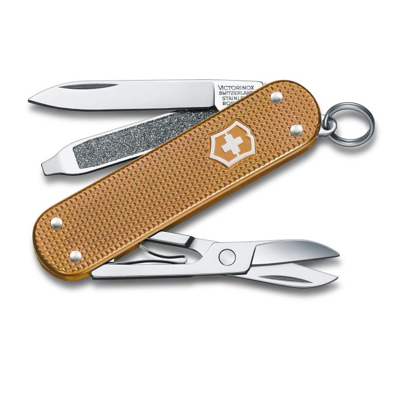 Victorinox Swiss Army Corporate Gifts Knife Classic Sd Alox Classic Colors - Wet Sand Tan 2 Victorinox Swiss Army Corporate Gifts Knife Classic Sd Alox Classic Colors - Wet Sand Tan 2