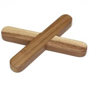 Lipper Acacia 16" %27X%27 Shaped Trivet 1 Lipper Acacia 16" %27X%27 Shaped Trivet 1