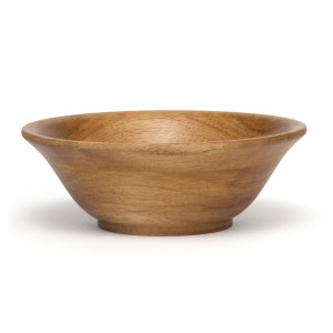 Lipper Oak Finish Small Footed/ Flared Bowl 1 Lipper Oak Finish Small Footed/ Flared Bowl 1