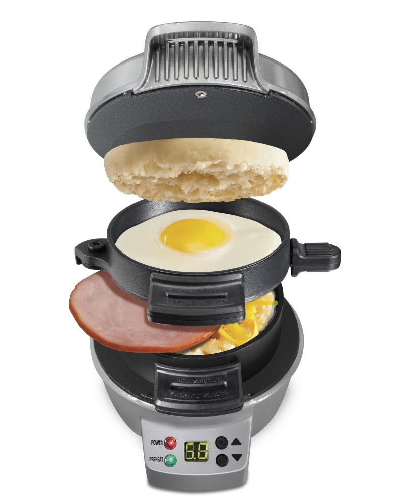 Hamilton Beach® Breakfast Sandwich Maker w/Timer 1 Hamilton Beach® Breakfast Sandwich Maker w/Timer 1