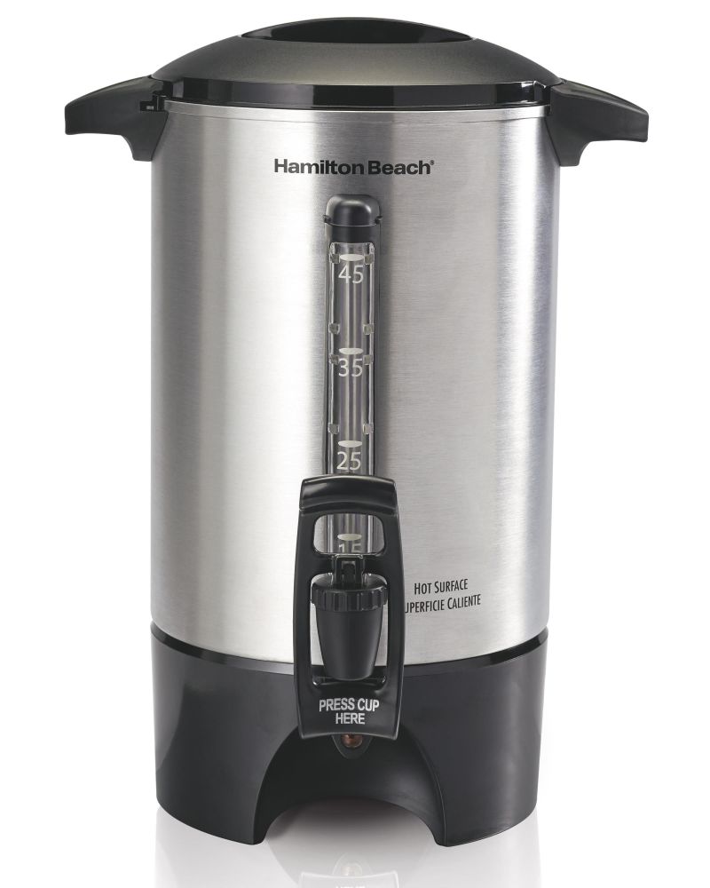 Hamilton Beach® 45-Cup Stainless Steel Urn 2 Hamilton Beach® 45-Cup Stainless Steel Urn 2