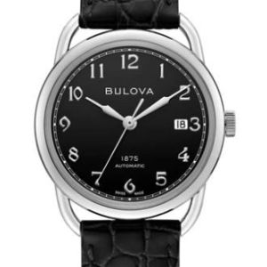Citizen® Joseph Bulova Commodore Men%27s Leather Strap Watch w/Black Dial 2 Citizen® Joseph Bulova Commodore Men%27s Leather Strap Watch w/Black Dial 2