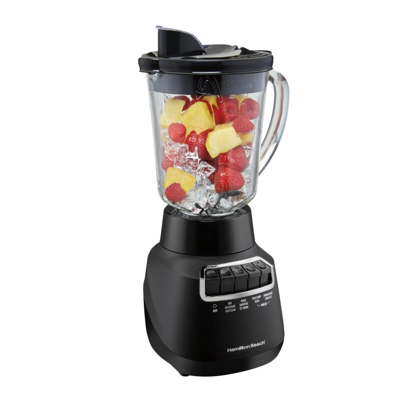 Hamilton Beach 58185 Wave Crusher Blender, 40 Oz. Glass Jar, Stainless Steel Blades, 800 Watts, Blac 2 Hamilton Beach 58185 Wave Crusher Blender, 40 Oz. Glass Jar, Stainless Steel Blades, 800 Watts, Blac 2