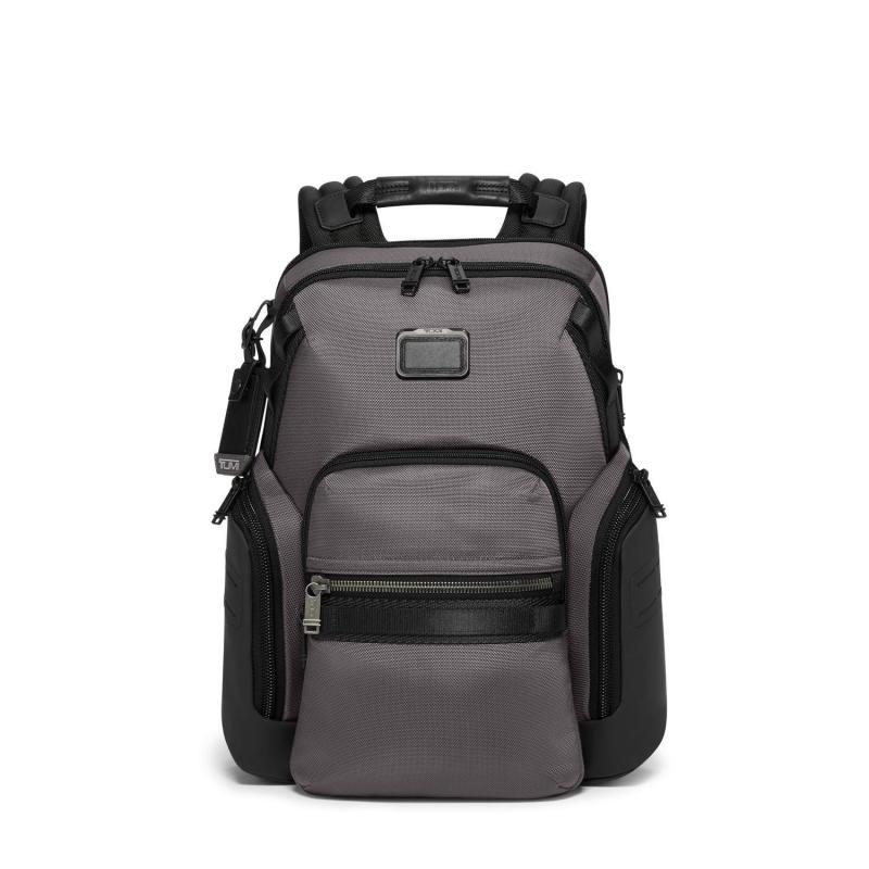 Tumi Alpha Bravo Navigation Backpack- Charcoal 2 Tumi Alpha Bravo Navigation Backpack- Charcoal 2