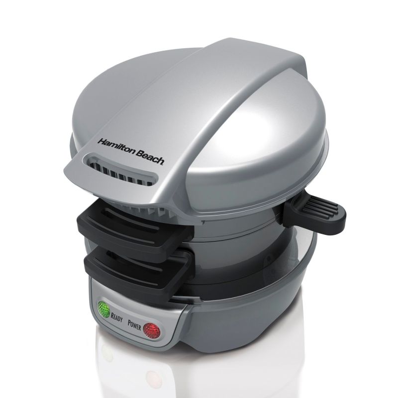 Hamilton Beach® Gray Breakfast Sandwich Maker 2 Hamilton Beach® Gray Breakfast Sandwich Maker 2