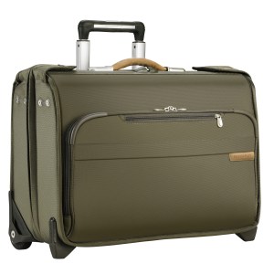 Briggs & Riley™ Baseline Carry-On Wheeled Garment Bag (Olive) 1 Briggs & Riley™ Baseline Carry-On Wheeled Garment Bag (Olive) 1