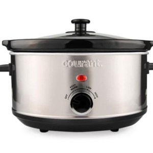 Courant 3.5 Quart Oval Slow Cooker, Stainless St 1 Courant 3.5 Quart Oval Slow Cooker, Stainless St 1
