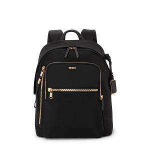 Tumi Voyageur Halsey Backpack- Black/Gold 2 Tumi Voyageur Halsey Backpack- Black/Gold 2