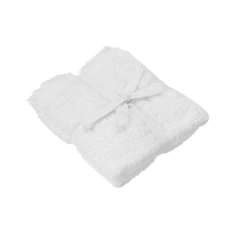 Blomus Frino 2 Fringed Organic Cotton Terry Guest Hand Towel Set 2 Blomus Frino 2 Fringed Organic Cotton Terry Guest Hand Towel Set 2