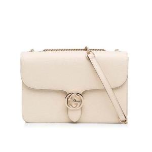 Gucci Interlocking G Chain Shoulder Bag - Ivory 2 Gucci Interlocking G Chain Shoulder Bag - Ivory 2