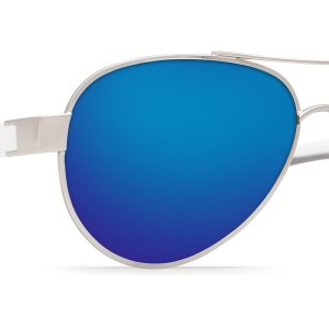 Costa Del Mar Loreto Sunglasses - (Frame) Palladium; (Lens) Blue Mirror, 580P 2 Costa Del Mar Loreto Sunglasses - (Frame) Palladium; (Lens) Blue Mirror, 580P 2