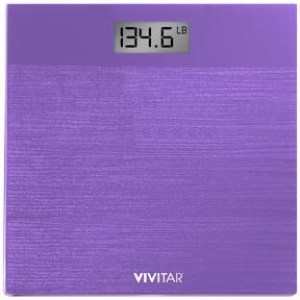 Vivitar® Purple Digital Glitter Bathroom Scale 1 Vivitar® Purple Digital Glitter Bathroom Scale 1