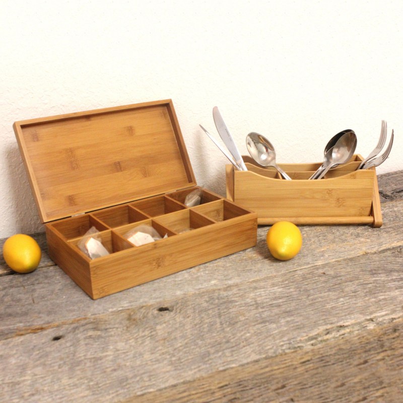 BergHoff Bamboo Tea Box 2Pc Set 2 BergHoff Bamboo Tea Box 2Pc Set 2
