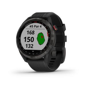 Garmin® Approach S42 Golf Smartwatch Gunmetal W/ Black Strap 2 Garmin® Approach S42 Golf Smartwatch Gunmetal W/ Black Strap 2