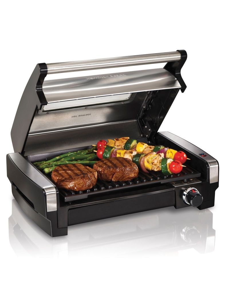Hamilton Beach® Searing Grill w/Glass Window Lid 2 Hamilton Beach® Searing Grill w/Glass Window Lid 2