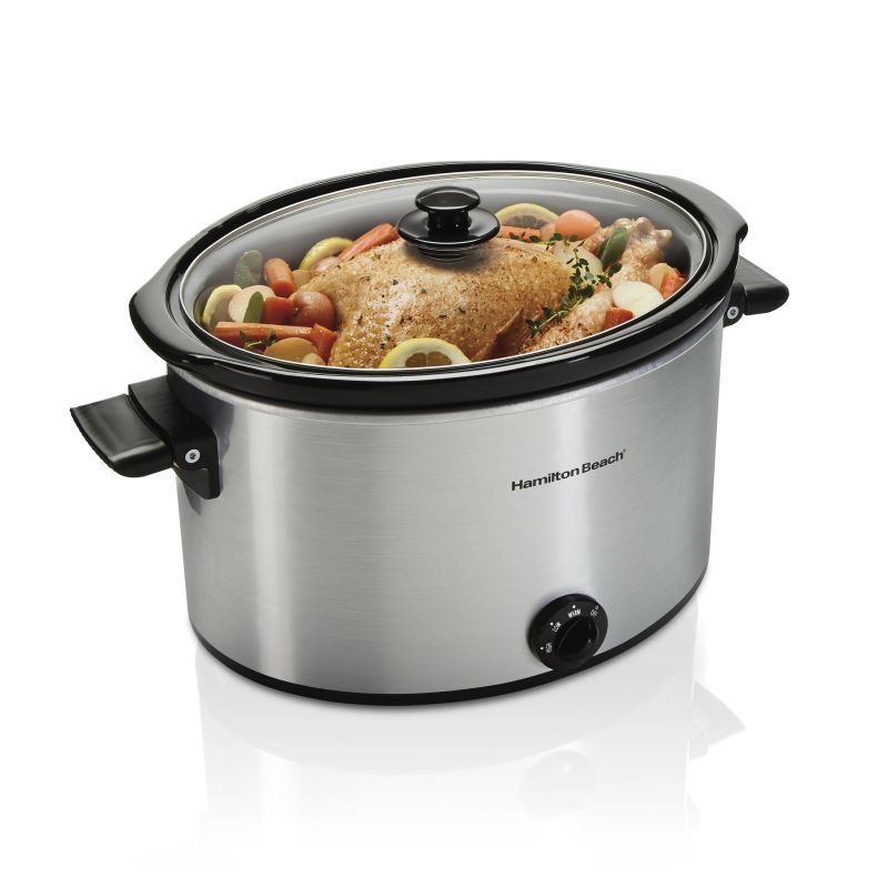 Hamilton Beach® Silver 10 Qt. Extra Large Capacity Slow Cooker 2 Hamilton Beach® Silver 10 Qt. Extra Large Capacity Slow Cooker 2