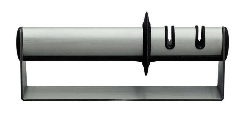 JA Henckels Twin Duo Stainless Steel Handheld Knife Sharpener 2 JA Henckels Twin Duo Stainless Steel Handheld Knife Sharpener 2