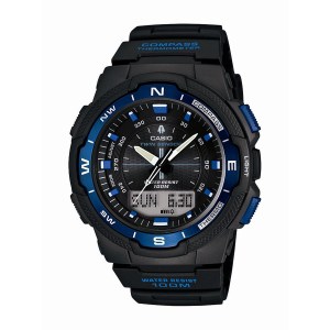 Casio Twin Sensor Multi-Function Watch Black Resin Band 2 Casio Twin Sensor Multi-Function Watch Black Resin Band 2