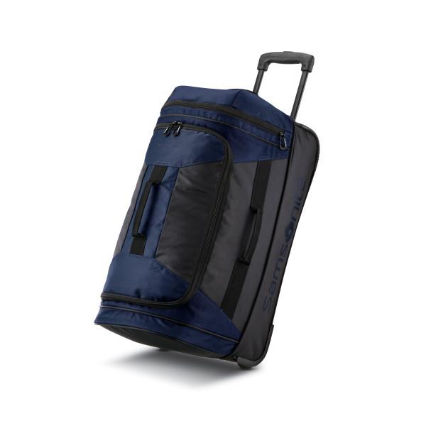 Samsonite® Andante 2 Boxed Wheeled 22" Duffel Bag - Moss Green/Black 2 Samsonite® Andante 2 Boxed Wheeled 22" Duffel Bag - Moss Green/Black 2