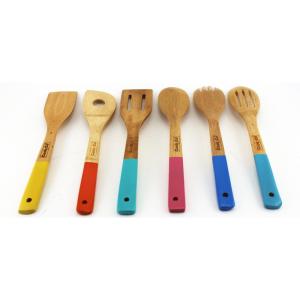 BergHoff Cooknco Bamboo Utensil Set/ Multi-Color 6Pc 2 BergHoff Cooknco Bamboo Utensil Set/ Multi-Color 6Pc 2