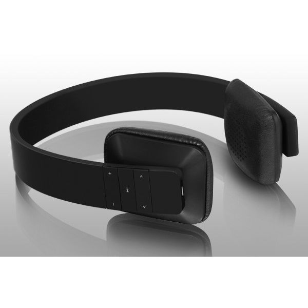 Black Aluratek Bluetooth® Wireless Stereo Headphones w/ Built-In Battery 2 Black Aluratek Bluetooth® Wireless Stereo Headphones w/ Built-In Battery 2