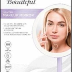 Vivitar® Lighted LED Lavender Vanity Mirror 1 Vivitar® Lighted LED Lavender Vanity Mirror 1