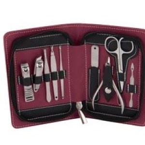 Vivitar® Maroon 10-Pc Essentials Nail Care Kit w/Case 1 Vivitar® Maroon 10-Pc Essentials Nail Care Kit w/Case 1
