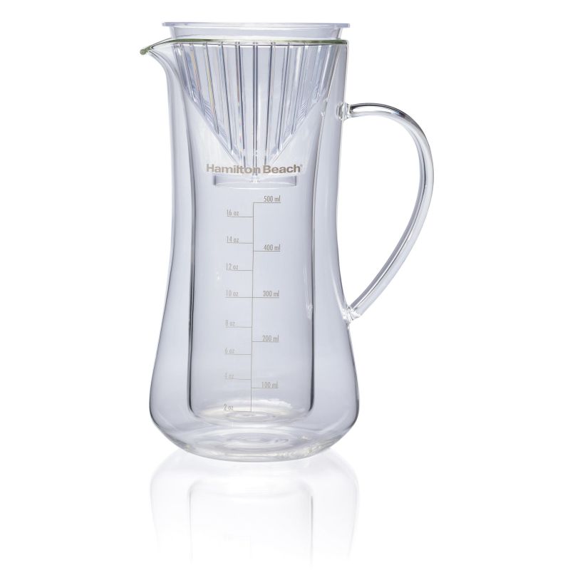 Hamilton Beach® Pour Over Coffee Maker w/17 Oz. Glass Carafe 2 Hamilton Beach® Pour Over Coffee Maker w/17 Oz. Glass Carafe 2