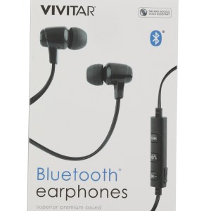 Vivitar® Bluetooth Black Earbuds 1 Vivitar® Bluetooth Black Earbuds 1