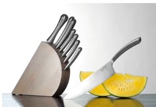 BergHoff® Essentials Concavo 8 Piece Knife Block Set 1 BergHoff® Essentials Concavo 8 Piece Knife Block Set 1