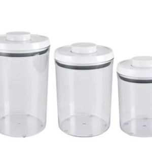 OXO Good Grips POP Round Canister Set (3 Pieces) 2 OXO Good Grips POP Round Canister Set (3 Pieces) 2